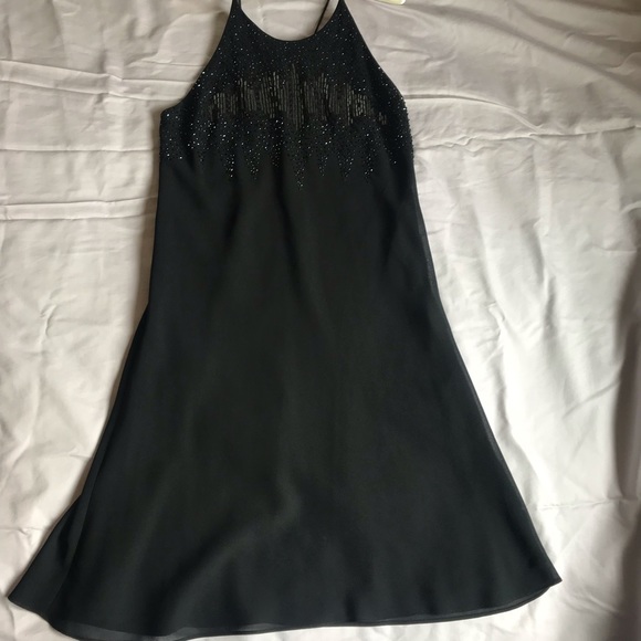 R & M Richards Black Evening Dress - Picture 1 of 4